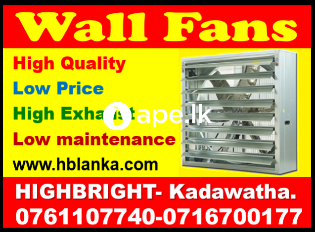 Exhaust fan Srilanka ,Wall exhaust shutters  fans 